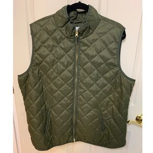 Xxl Green quilted vest